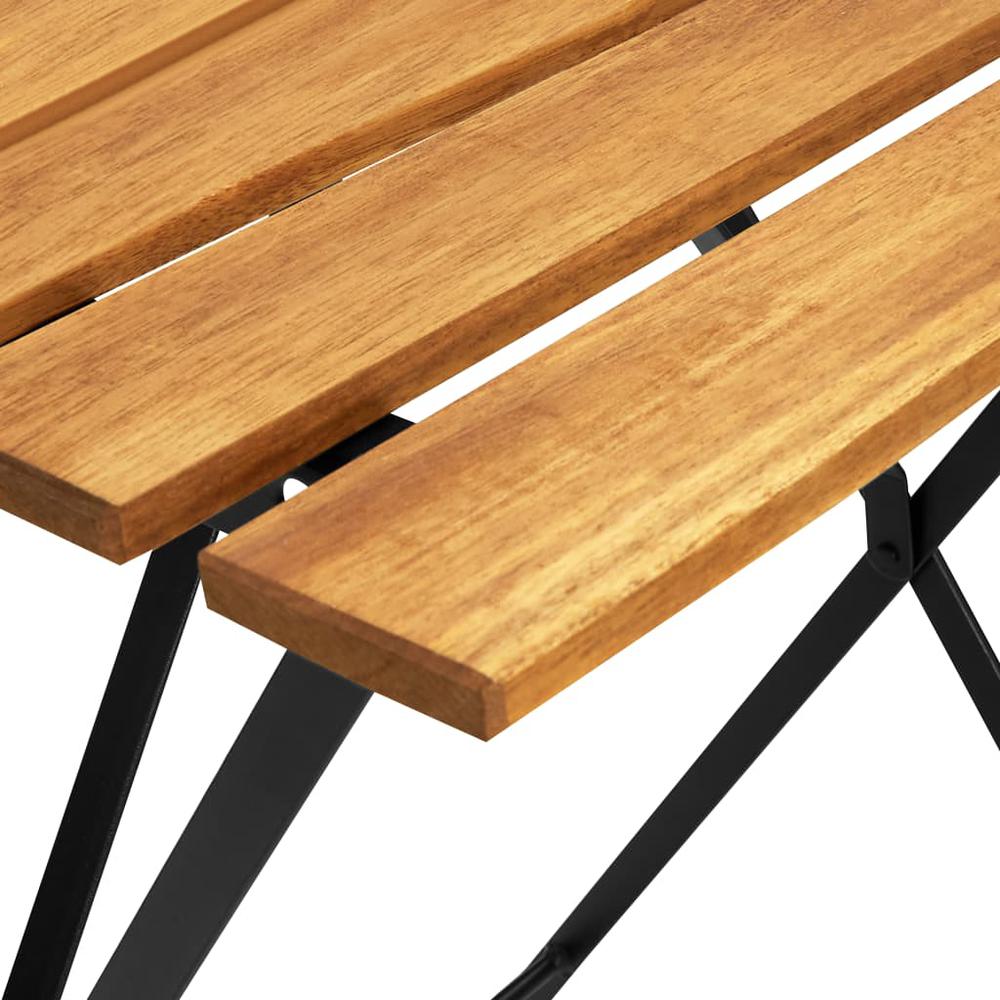 vidaXL Bistro Table 21.7"x21.3"x28" Solid Acacia Wood 3158. Picture 7