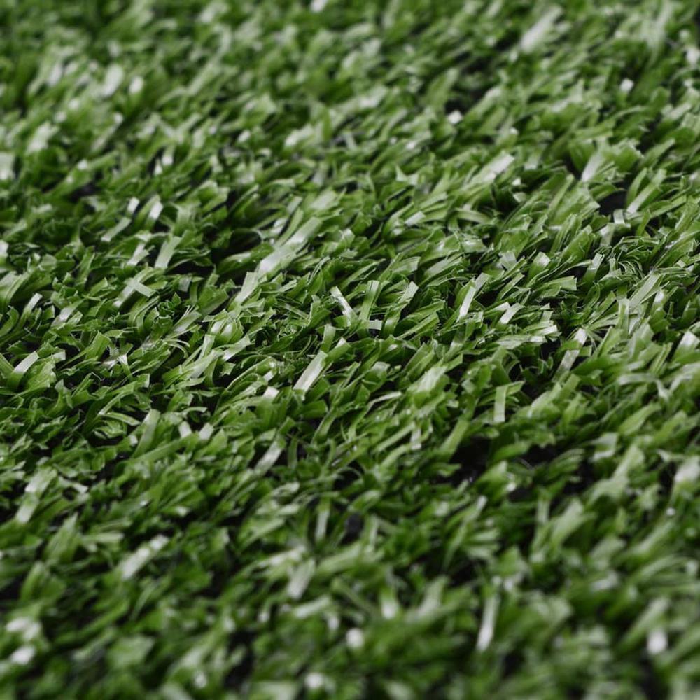 vidaXL Artificial Grass 4.9'x49.2'/0.3-0.4" Green" 8815. Picture 2