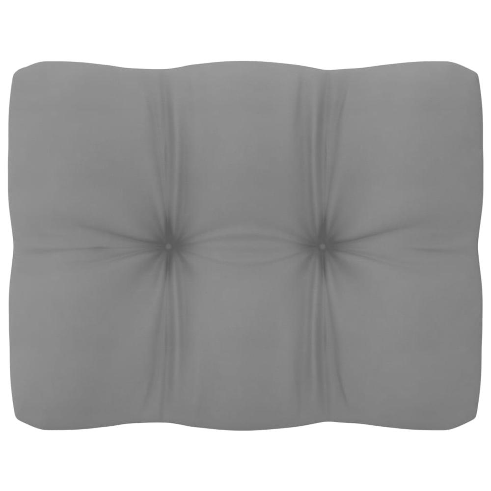 vidaXL Pallet Sofa Cushions 2 pcs Gray, 314484. Picture 6