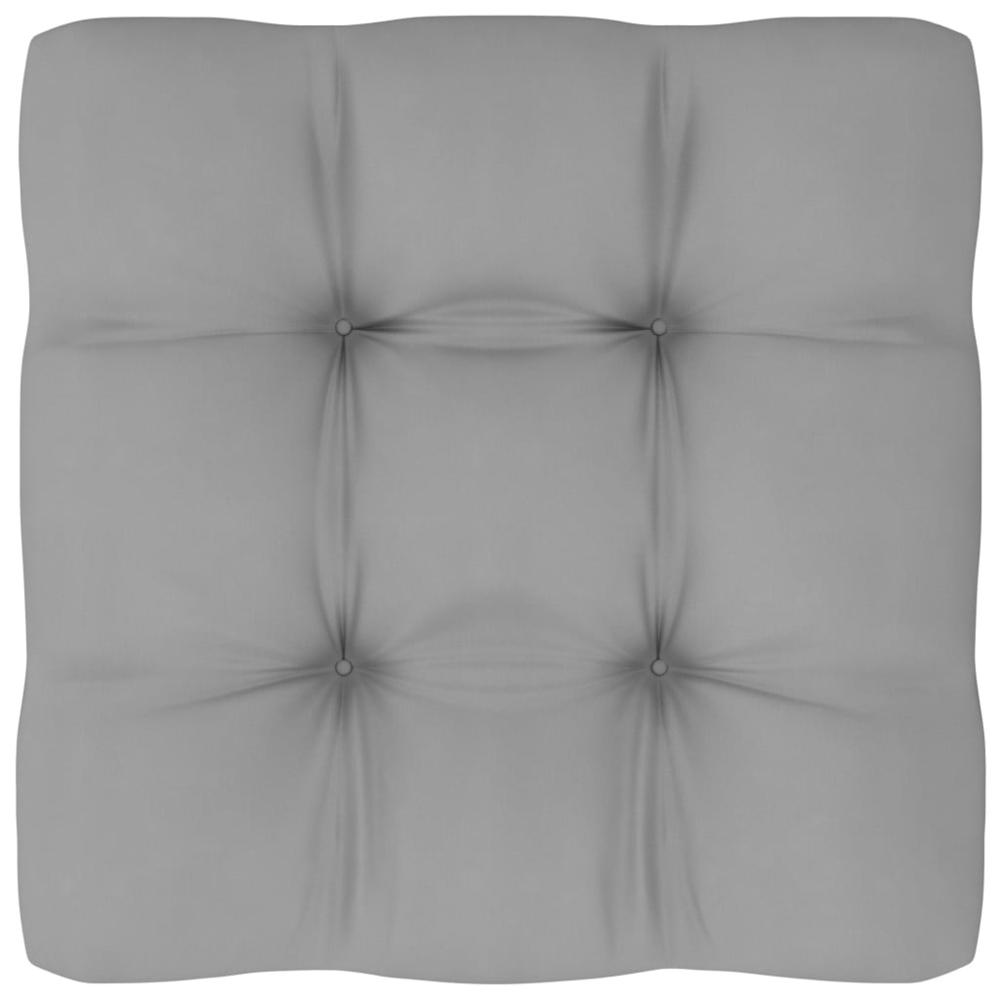 vidaXL Pallet Sofa Cushions 2 pcs Gray, 314484. Picture 9