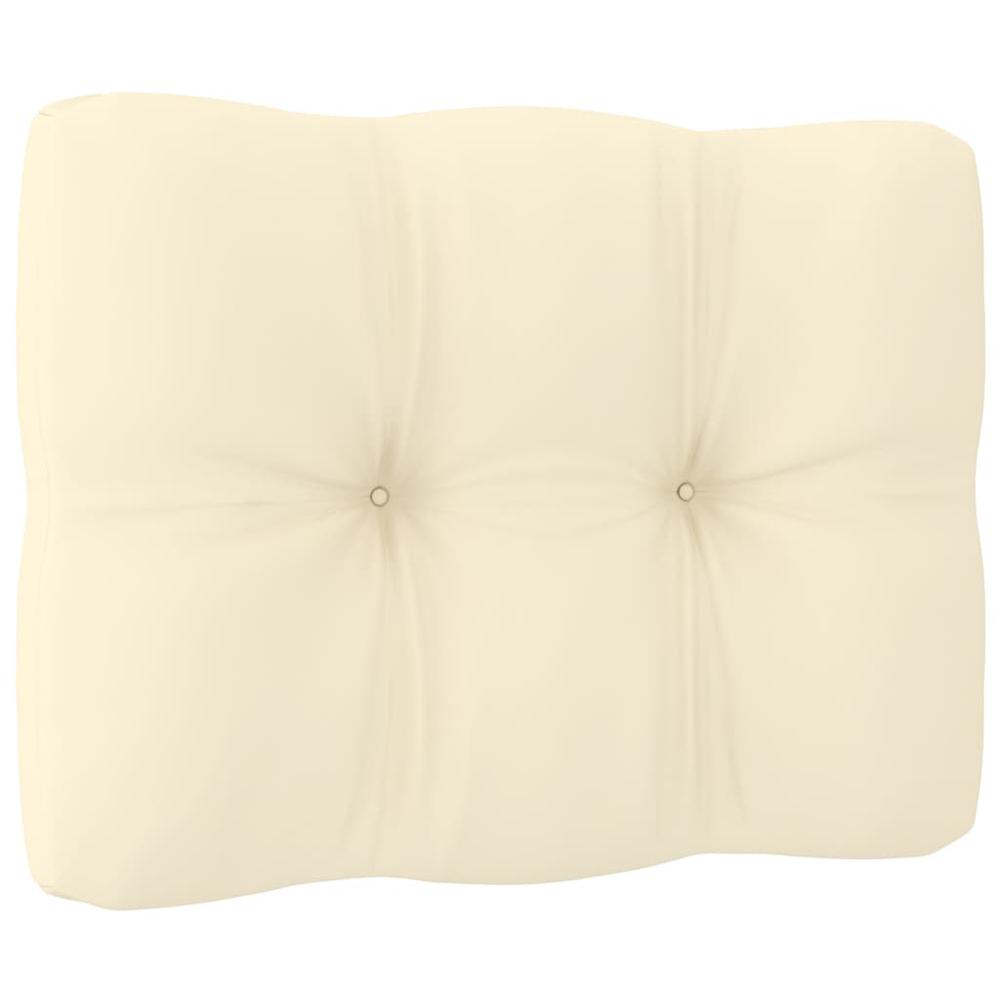 vidaXL Pallet Sofa Cushions 2 pcs Cream, 314485. Picture 5