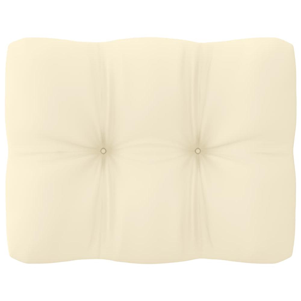 vidaXL Pallet Sofa Cushions 2 pcs Cream, 314485. Picture 6