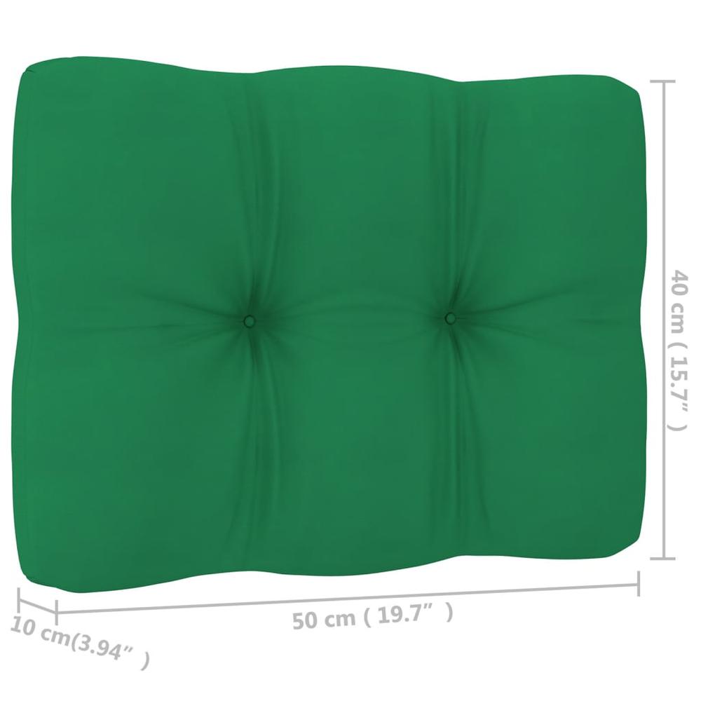 vidaXL Pallet Sofa Cushions 2 pcs Green, 314488. Picture 10