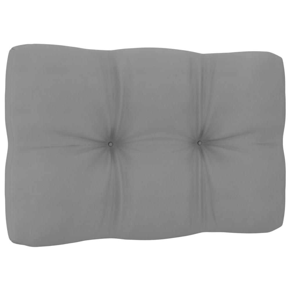 vidaXL Pallet Sofa Cushions 2 pcs Gray, 314499. Picture 5