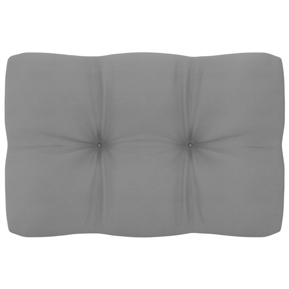 vidaXL Pallet Sofa Cushions 2 pcs Gray, 314499. Picture 6