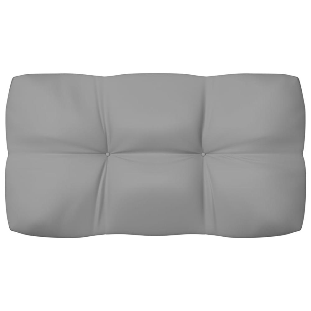 vidaXL Pallet Sofa Cushions 3 pcs Gray, 314559. Picture 6