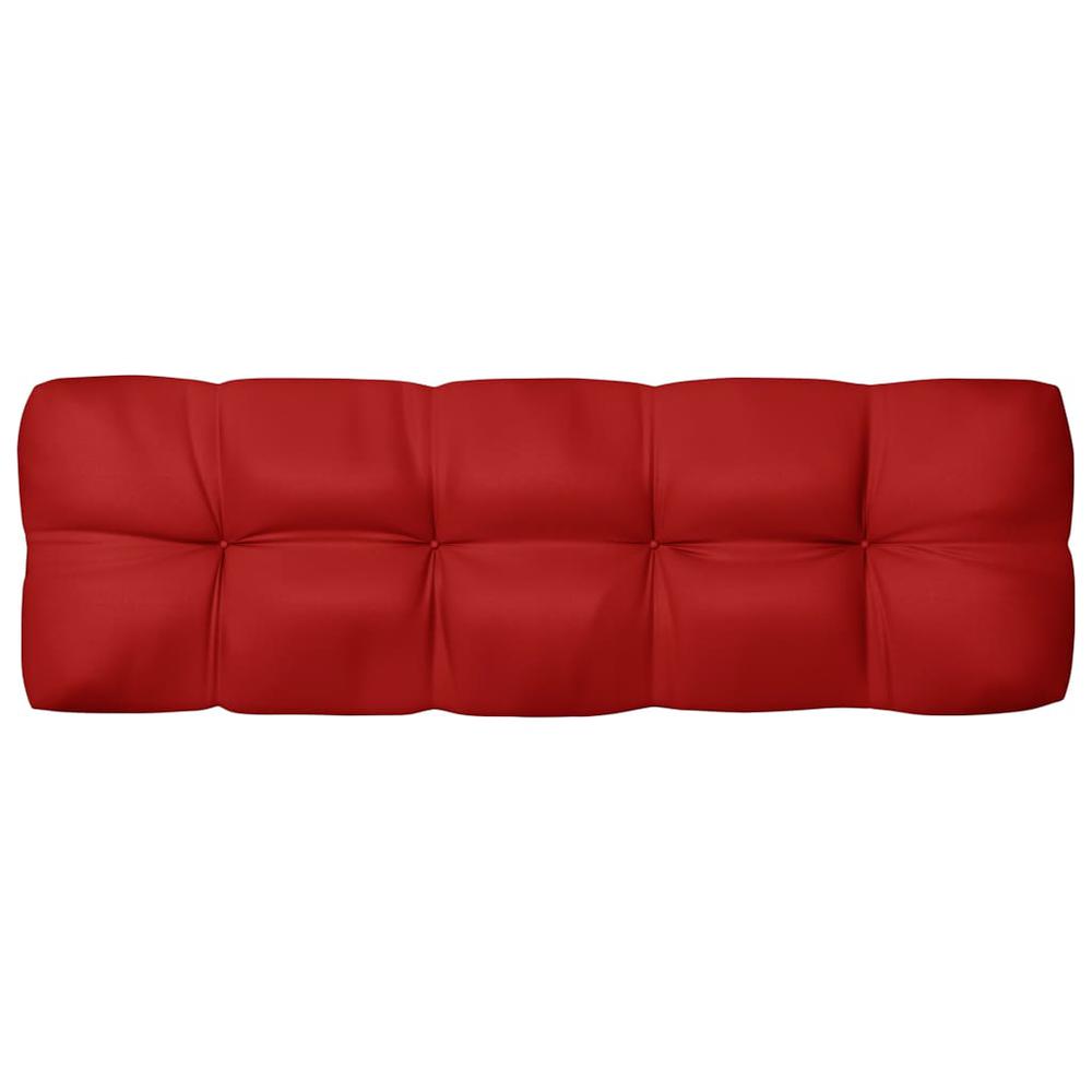 vidaXL Pallet Sofa Cushions 3 pcs Red, 314564. Picture 5