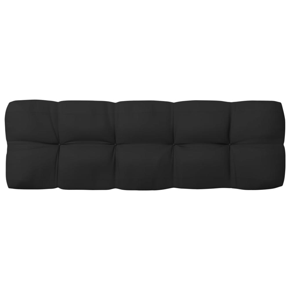 vidaXL Pallet Sofa Cushions 3 pcs Black, 314565. Picture 5