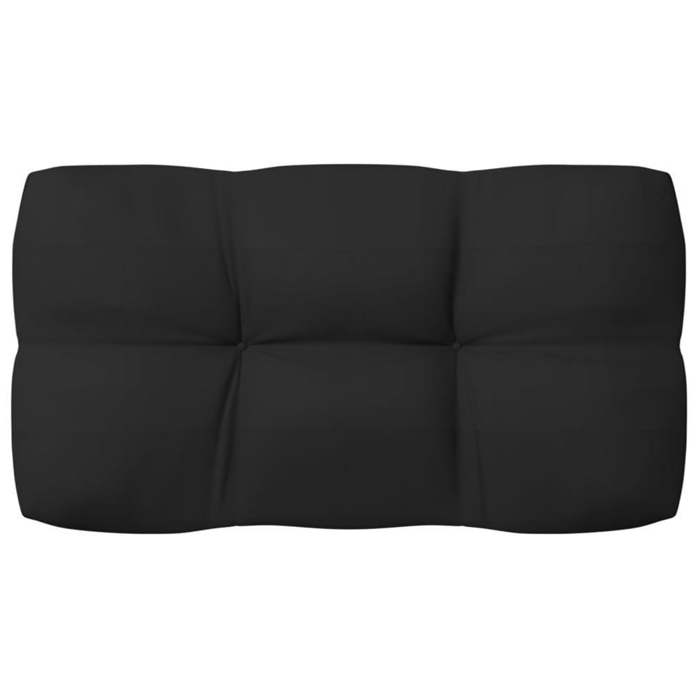 vidaXL Pallet Sofa Cushions 3 pcs Black, 314565. Picture 6