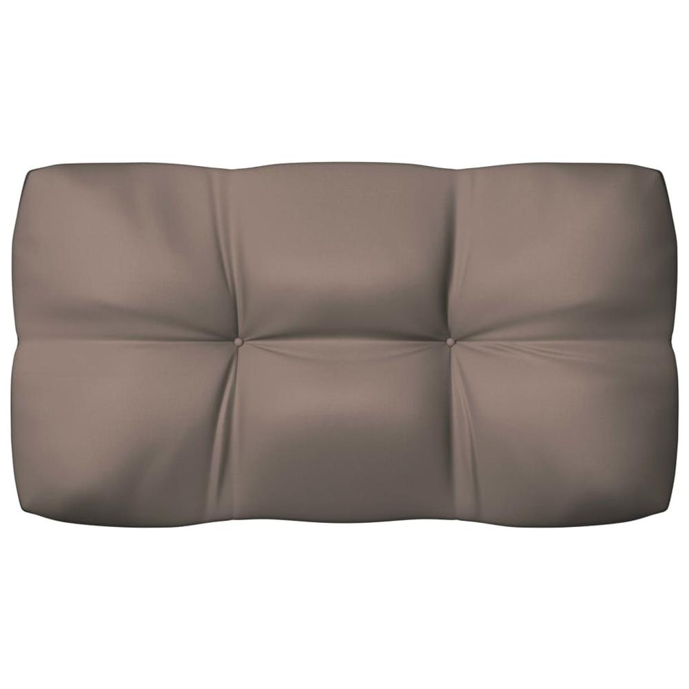 vidaXL Pallet Sofa Cushions 3 pcs Taupe, 314566. Picture 6