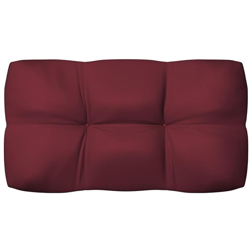 vidaXL Pallet Sofa Cushions 3 pcs Wine Red. Picture 6