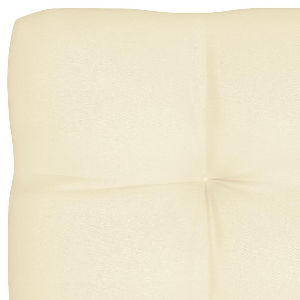 vidaXL Pallet Sofa Cushions 5 pcs Cream. Picture 7