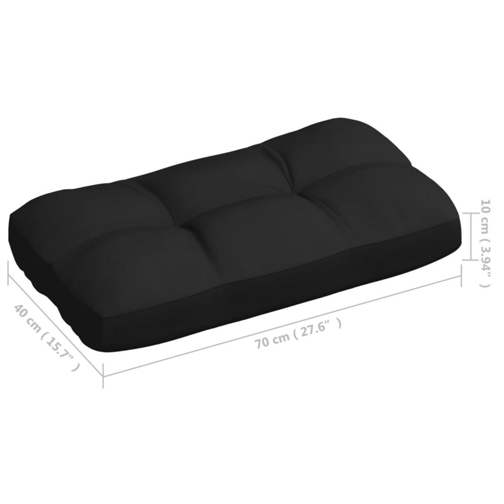 vidaXL Pallet Sofa Cushions 5 pcs Black. Picture 10