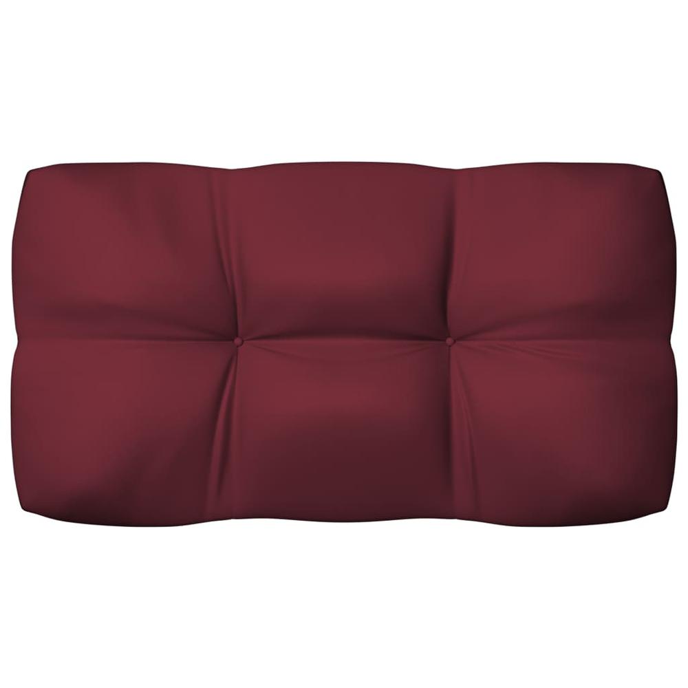 vidaXL Pallet Sofa Cushions 5 pcs Wine Red. Picture 6
