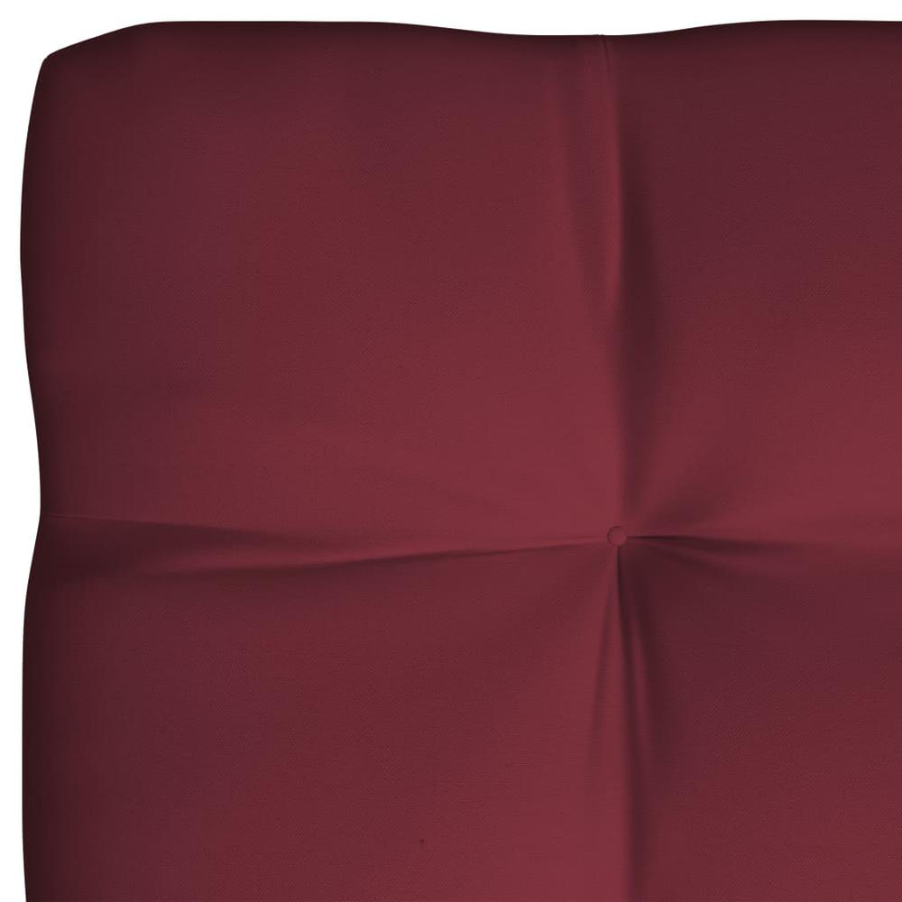 vidaXL Pallet Sofa Cushions 5 pcs Wine Red. Picture 7
