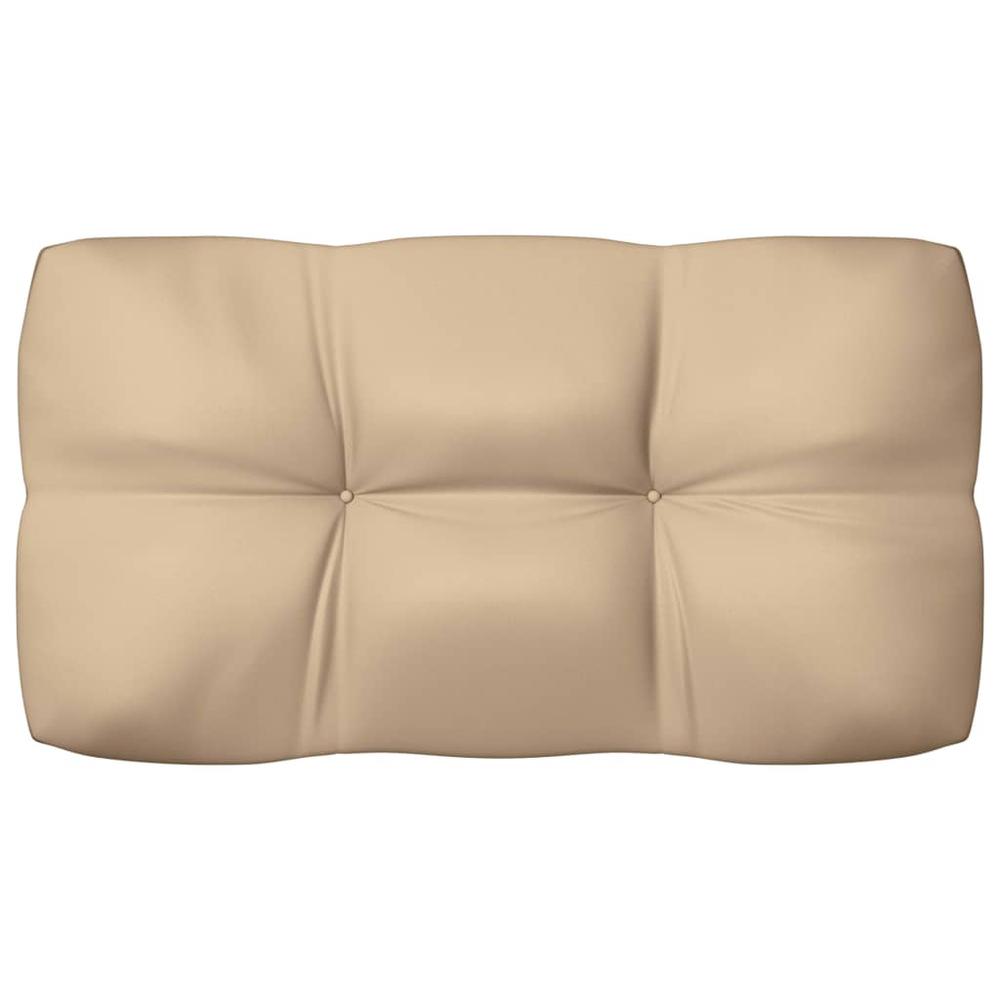 vidaXL Pallet Sofa Cushions 7 pcs Beige. Picture 6