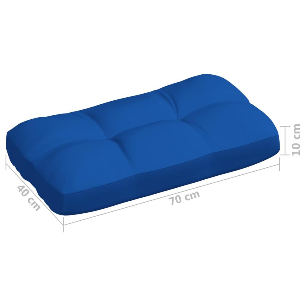 vidaXL Pallet Sofa Cushions 7 pcs Royal Blue. Picture 10