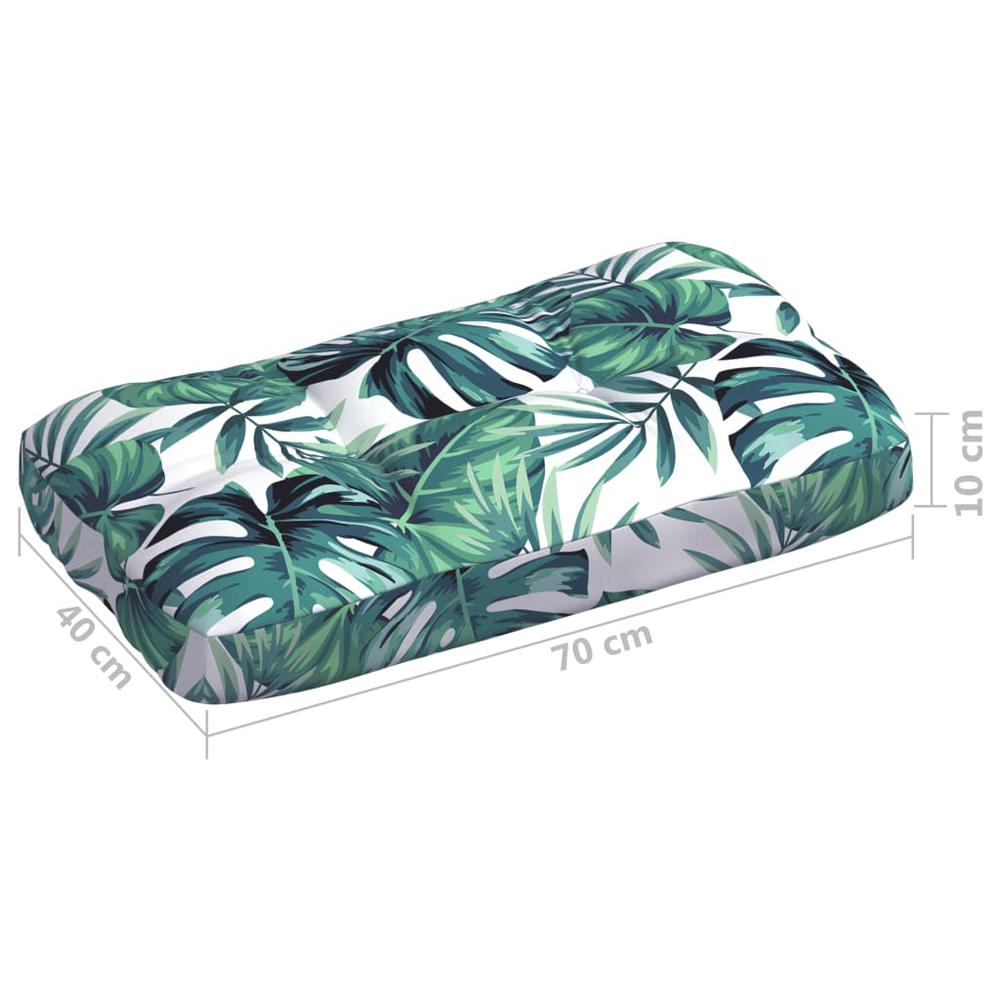 vidaXL Pallet Sofa Cushions 7 pcs Leaf Pattern. Picture 10