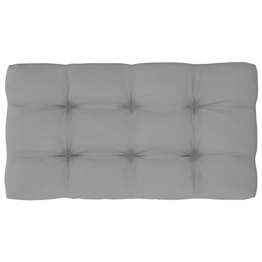 vidaXL Pallet Sofa Cushions 2 pcs Gray, 314648. Picture 7