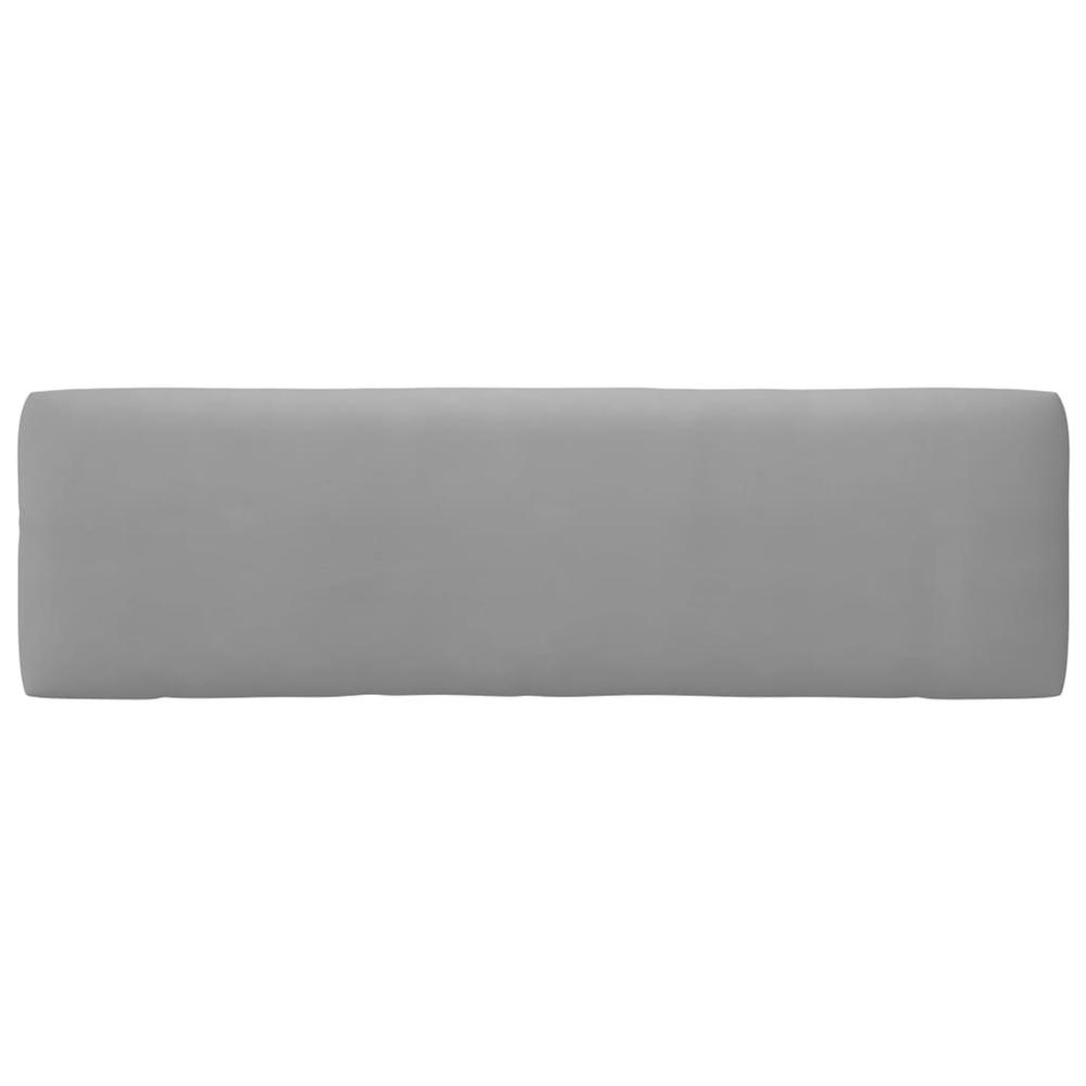 vidaXL Pallet Sofa Cushions 2 pcs Gray, 314648. Picture 9