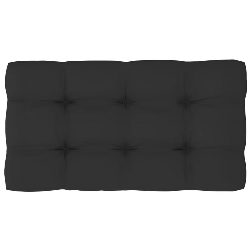 vidaXL Pallet Sofa Cushions 2 pcs Black. Picture 7
