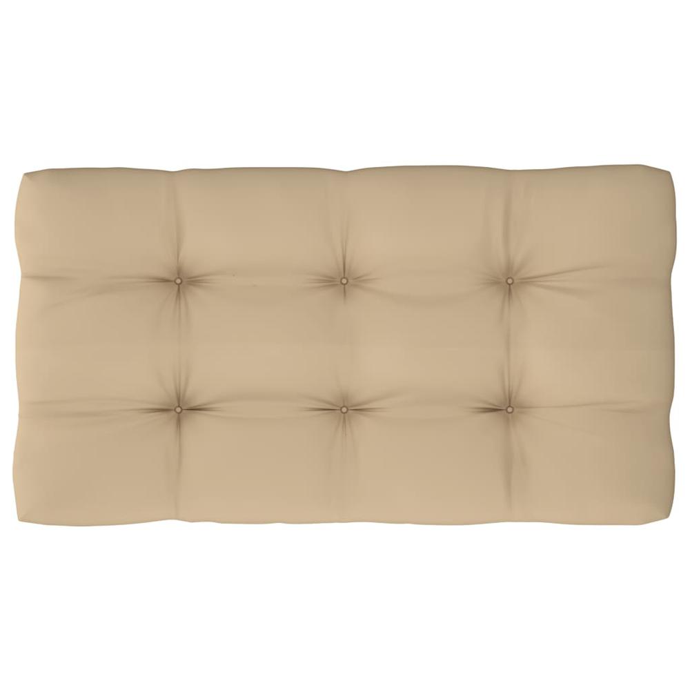 vidaXL Pallet Sofa Cushions 3 pcs Beige. Picture 6