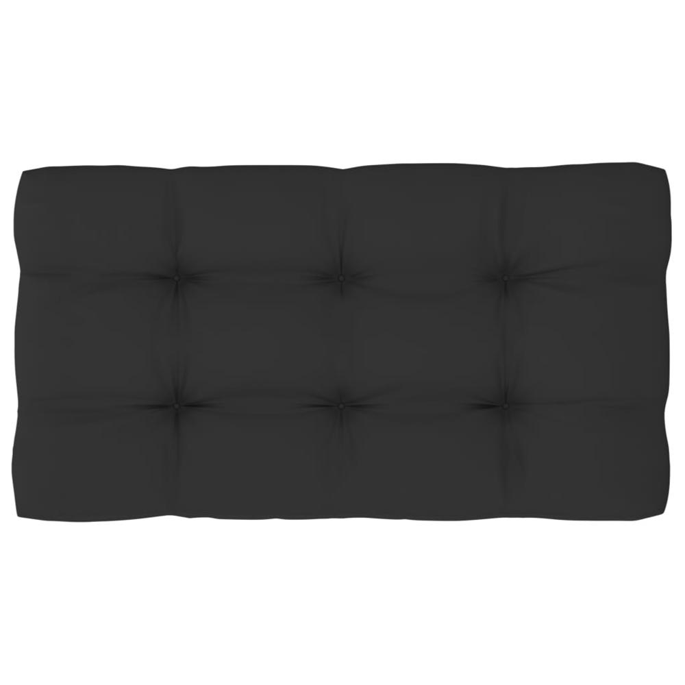 vidaXL Pallet Sofa Cushions 3 pcs Black, 314665. Picture 6