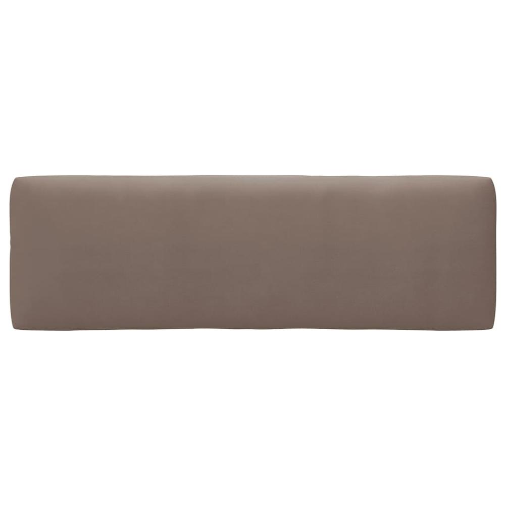 vidaXL Pallet Sofa Cushions 3 pcs Taupe, 314666. Picture 6