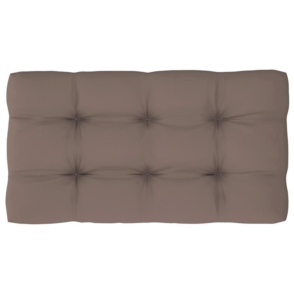 vidaXL Pallet Sofa Cushions 3 pcs Taupe, 314666. Picture 9