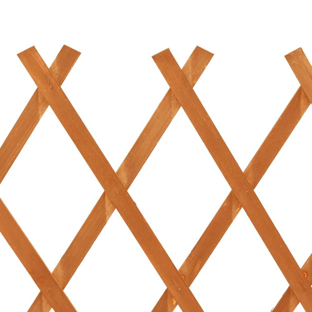 vidaXL Garden Trellis Fence Orange 47.2"x35.4" Solid Firwood, 314824. Picture 6