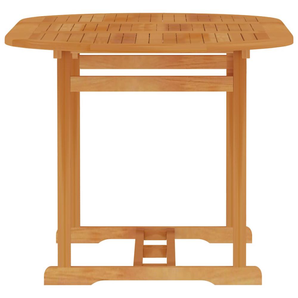vidaXL Garden Table 59.1"x35.4"x29.5" Solid Teak Wood 5102. Picture 3
