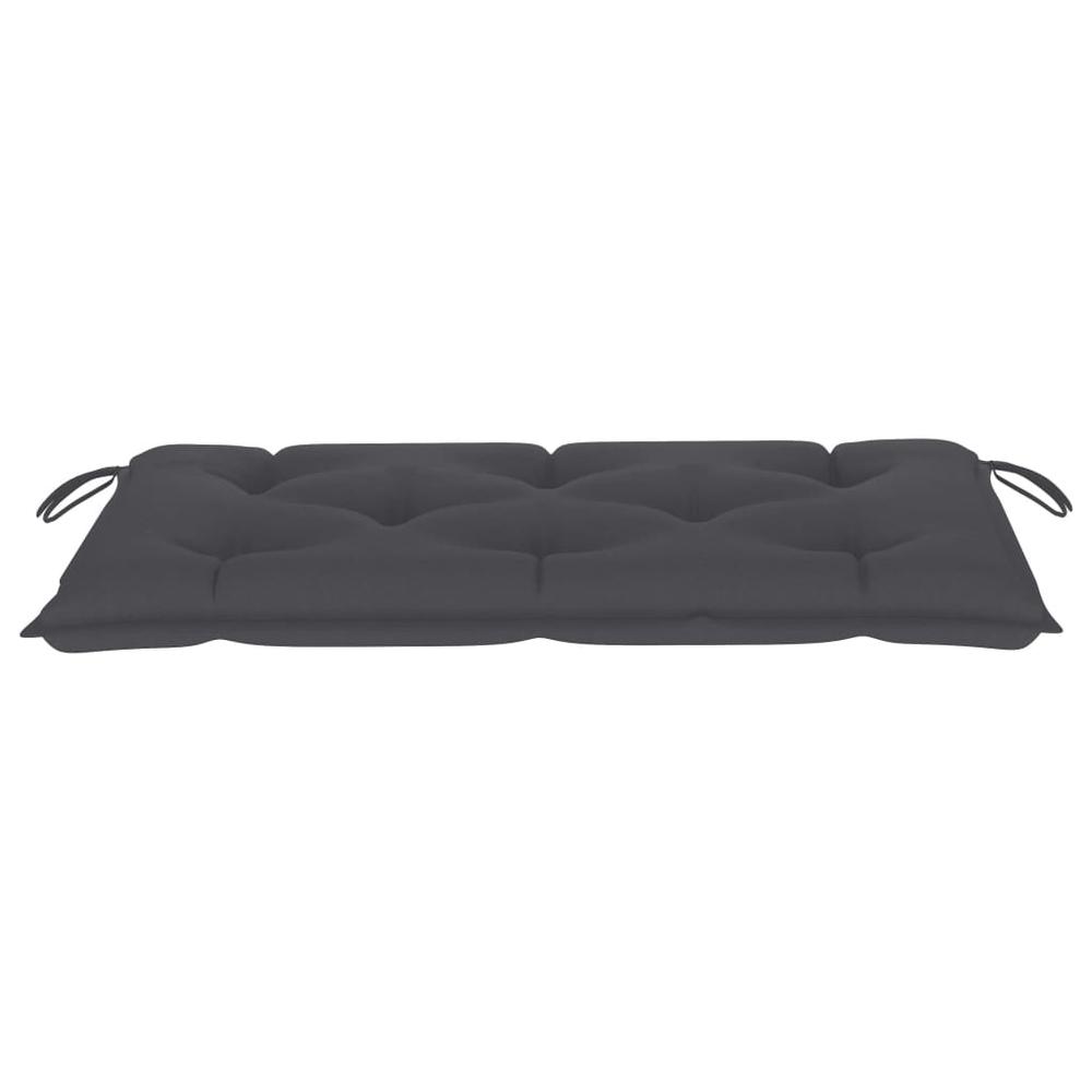 vidaXL Garden Bench Cushion Anthracite 39.4"x19.7"x2.8" Fabric, 314932. Picture 3
