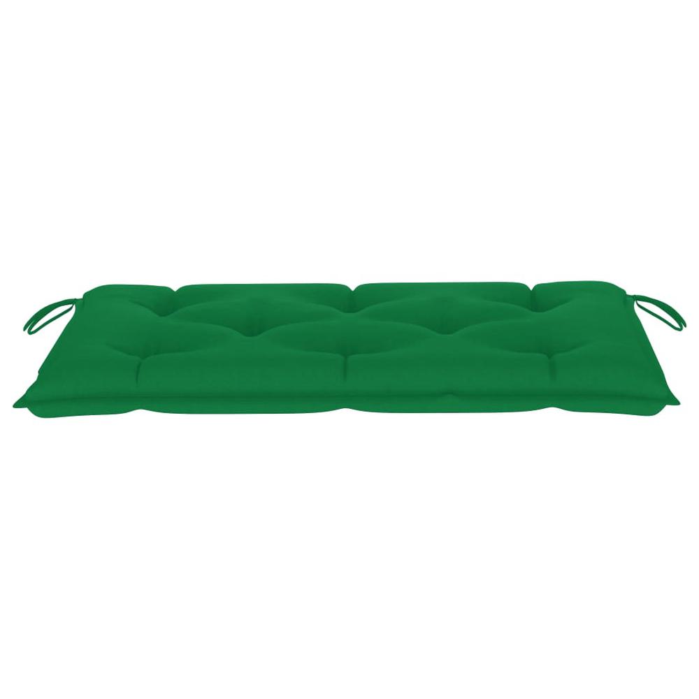 vidaXL Garden Bench Cushion Green 39.4"x19.7"x2.8" Fabric, 314937. Picture 3