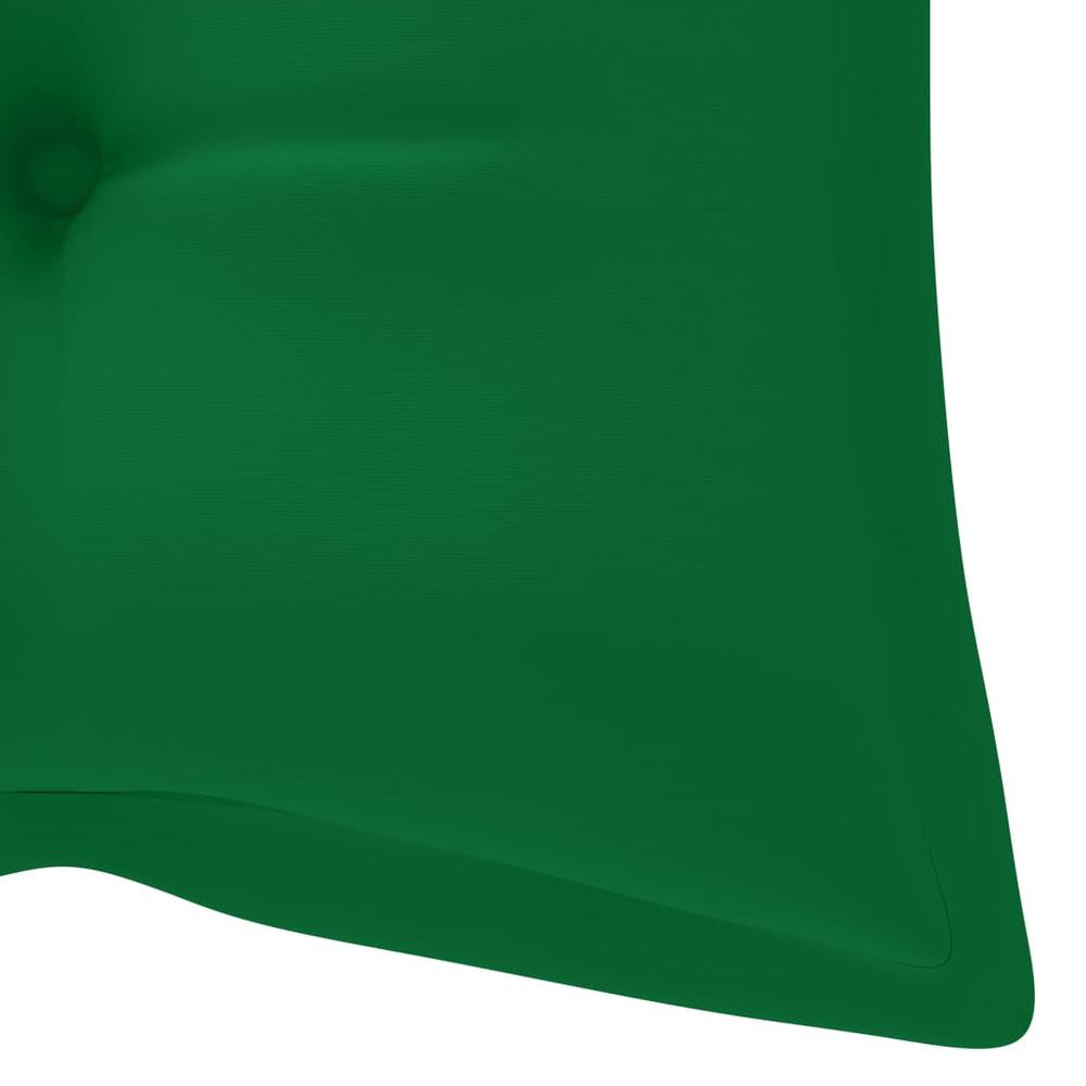 vidaXL Garden Bench Cushion Green 47.2"x19.7"x2.8" Fabric, 314949. Picture 4