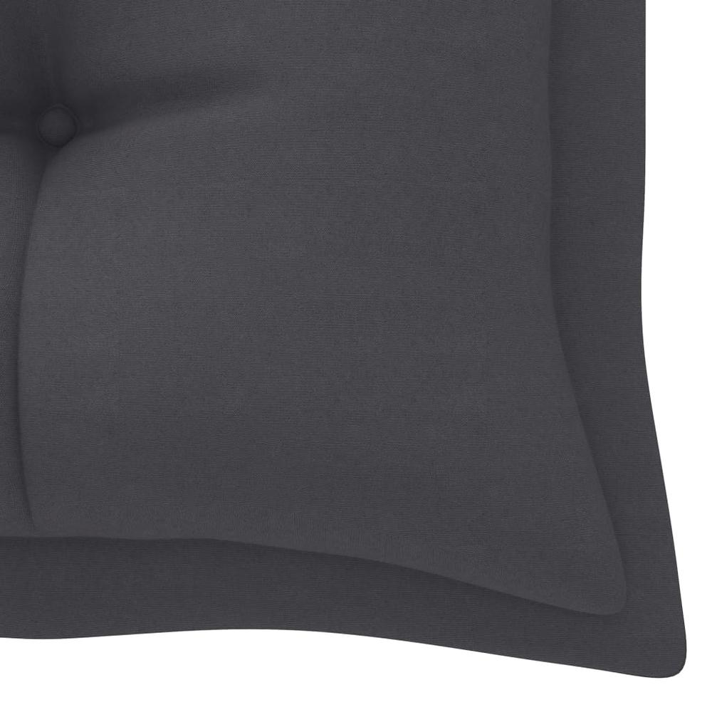 vidaXL Garden Bench Cushion Anthracite 70.9"x19.7"x2.8" Fabric, 314968. Picture 4