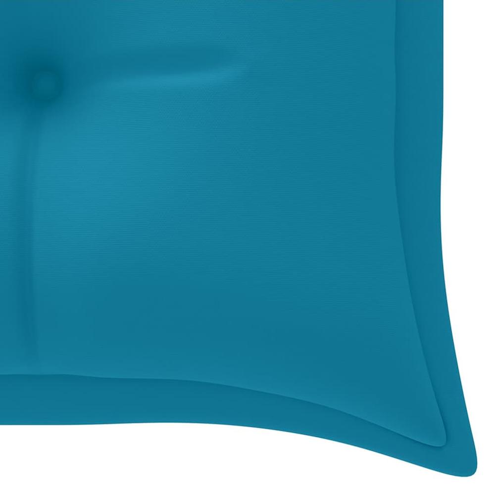 vidaXL Garden Bench Cushion Light Blue 70.9"x19.7"x2.8" Fabric. Picture 5