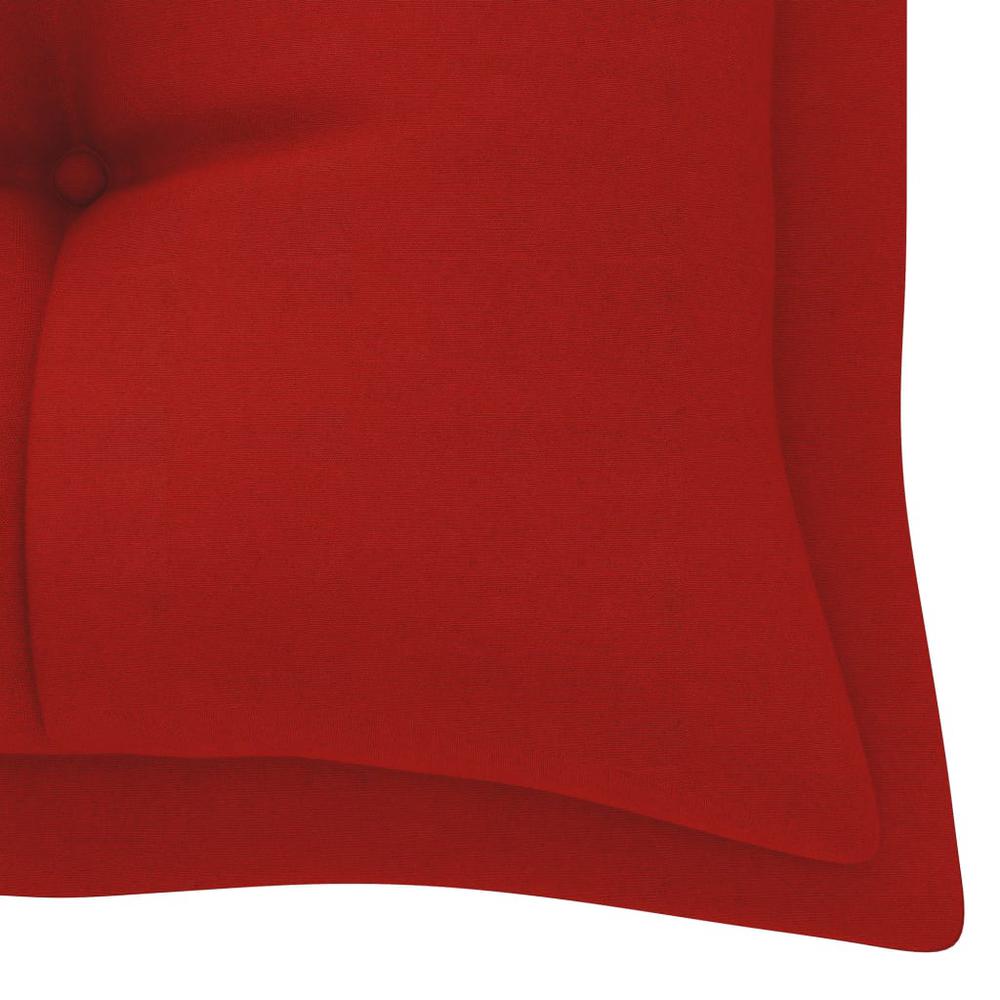 vidaXL Garden Bench Cushion Red 70.9"x19.7"x2.8" Fabric, 314974. Picture 4