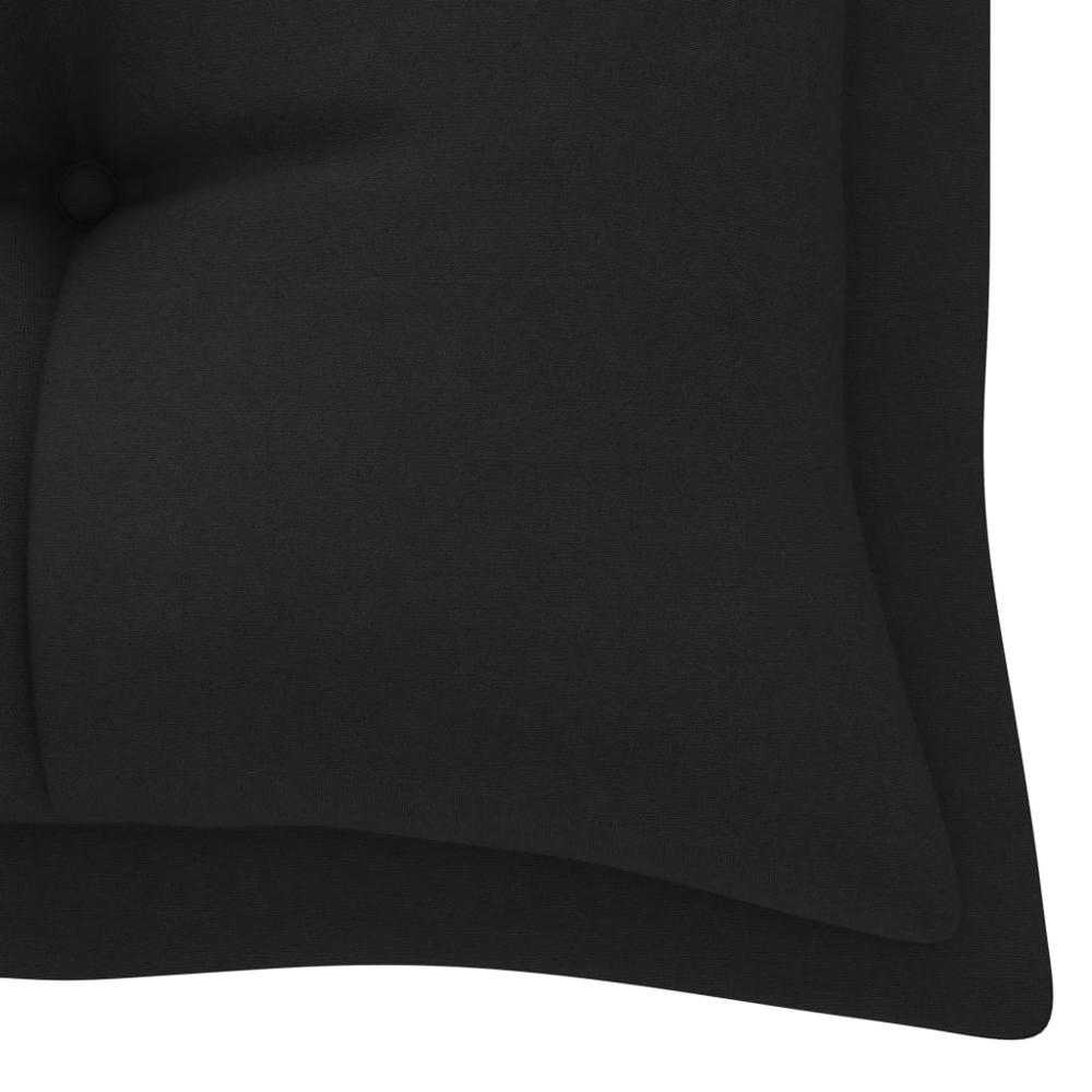 vidaXL Garden Bench Cushion Black 70.9"x19.7"x2.8" Fabric, 314975. Picture 4