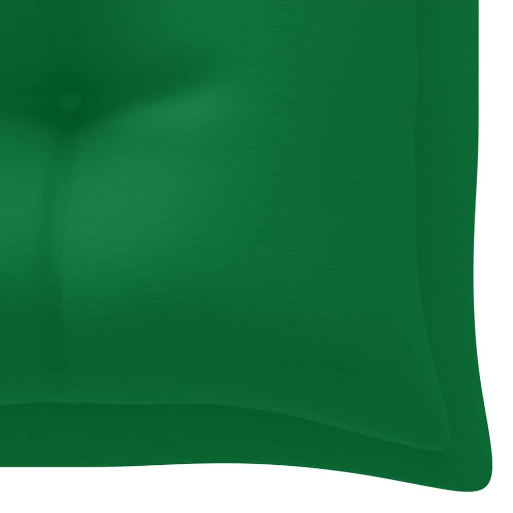 vidaXL Garden Bench Cushion Green 78.7"x19.7"x2.8" Fabric, 314985. Picture 4