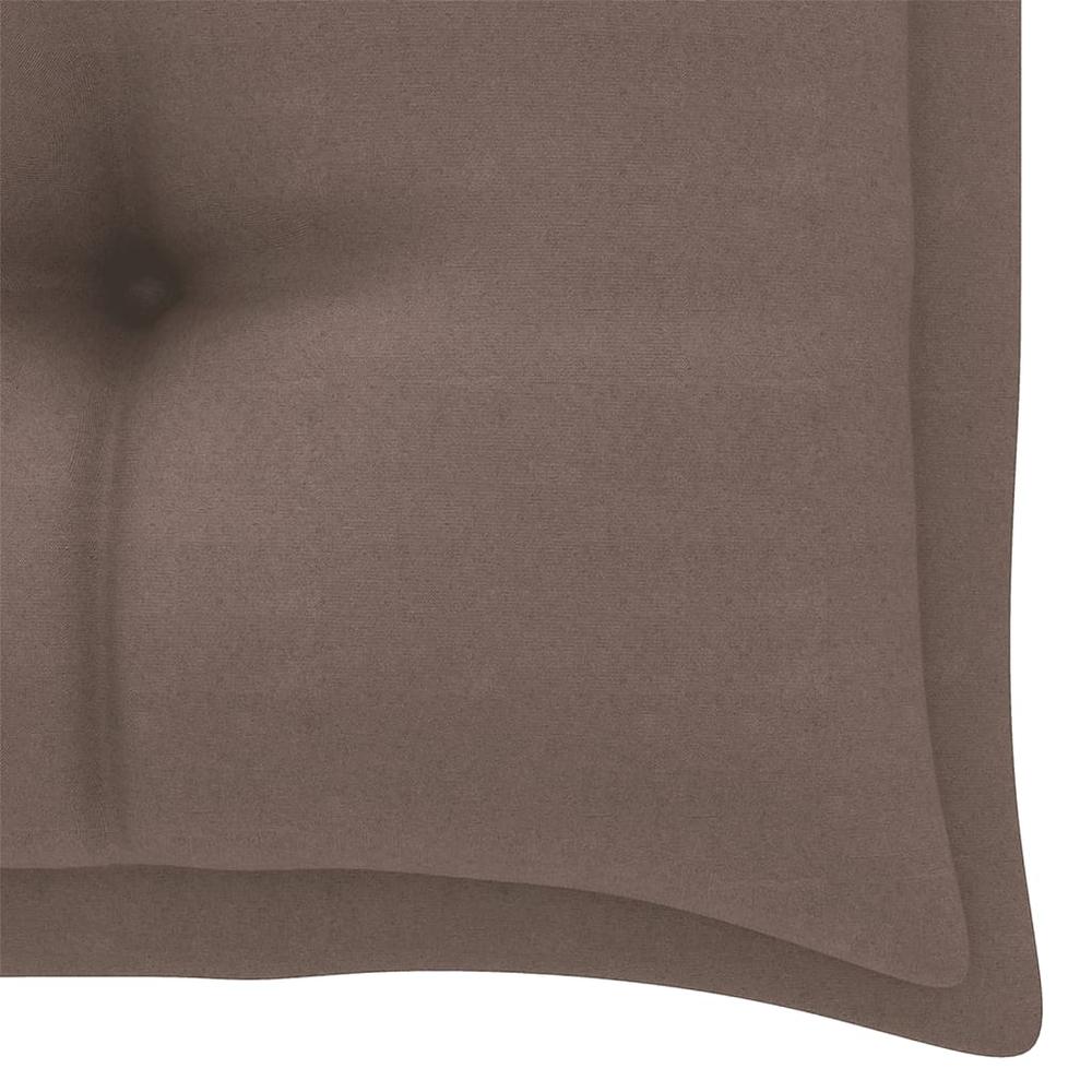vidaXL Cushion for Swing Chair Taupe 39.4" Fabric. Picture 6
