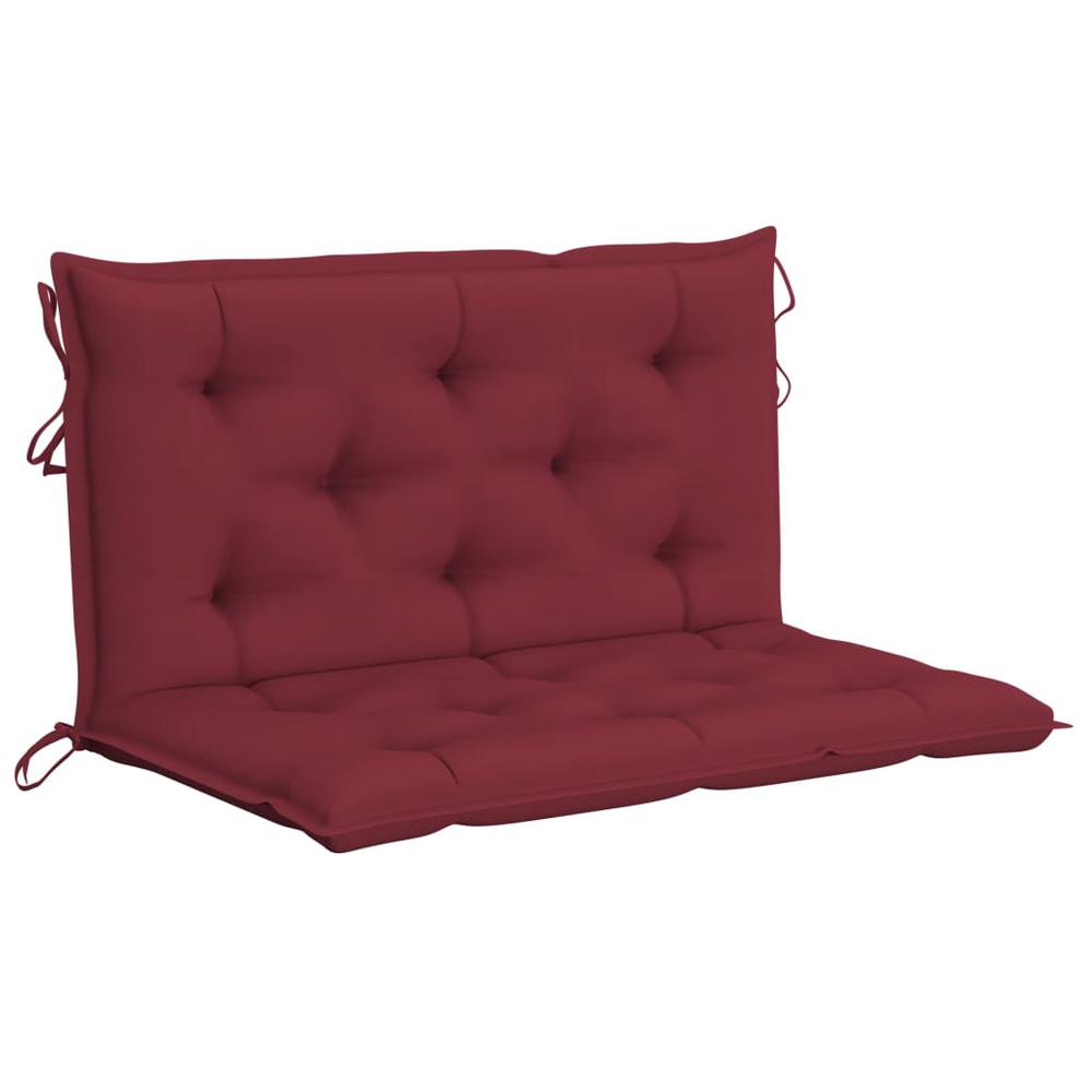vidaXL Cushion for Swing Chair Wine Red 39.4" Fabric, 315001. Picture 1