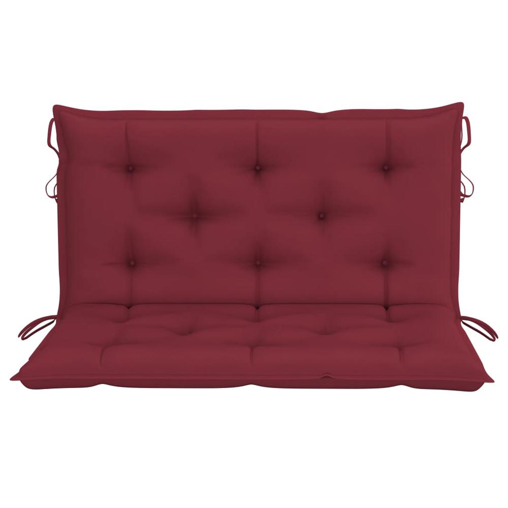 vidaXL Cushion for Swing Chair Wine Red 39.4" Fabric, 315001. Picture 2