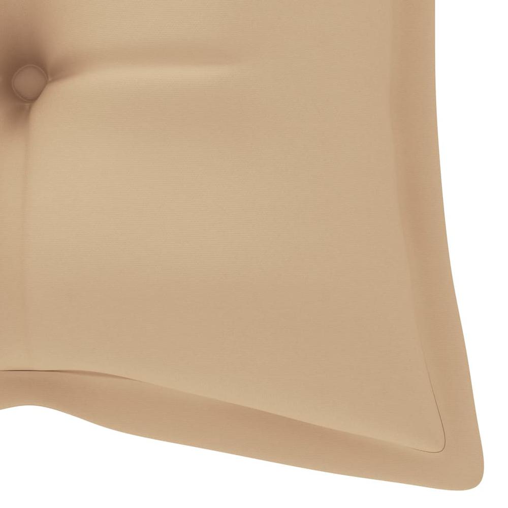 vidaXL Cushion for Swing Chair Beige 47.2" Fabric, 315007. Picture 5