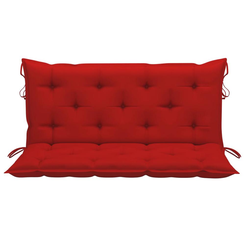 vidaXL Cushion for Swing Chair Red 47.2" Fabric, 315010. Picture 2