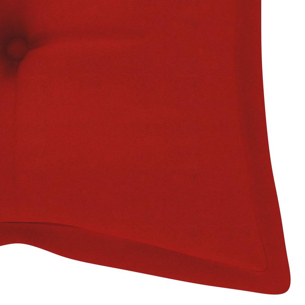 vidaXL Cushion for Swing Chair Red 47.2" Fabric, 315010. Picture 5