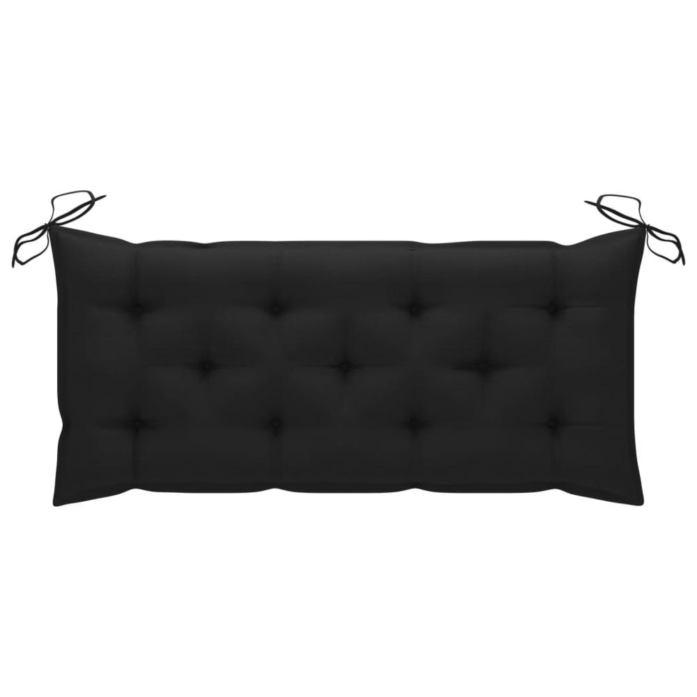 vidaXL Cushion for Swing Chair Black 47.2" Fabric, 315011. Picture 4
