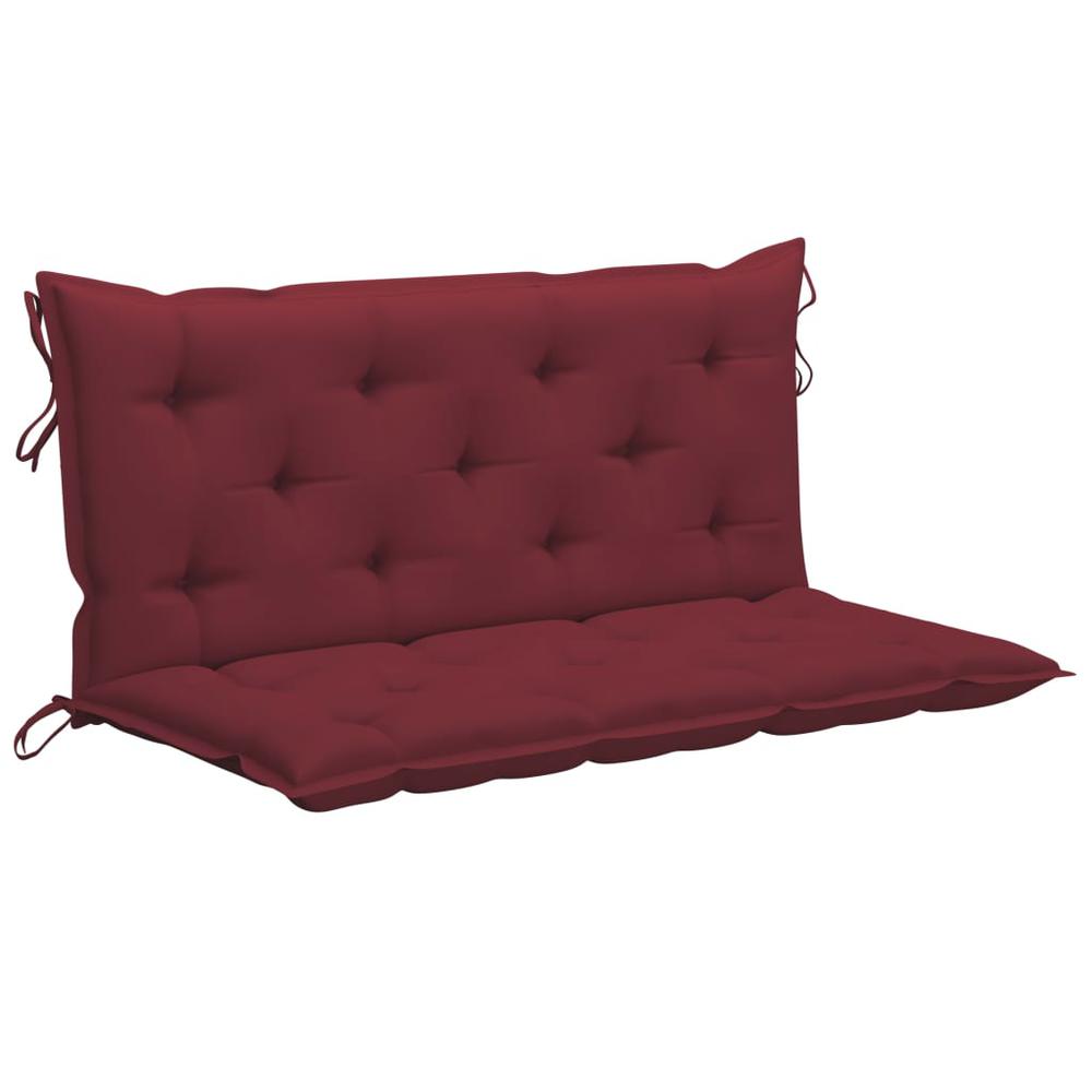 vidaXL Cushion for Swing Chair Wine Red 47.2" Fabric, 315013. Picture 1