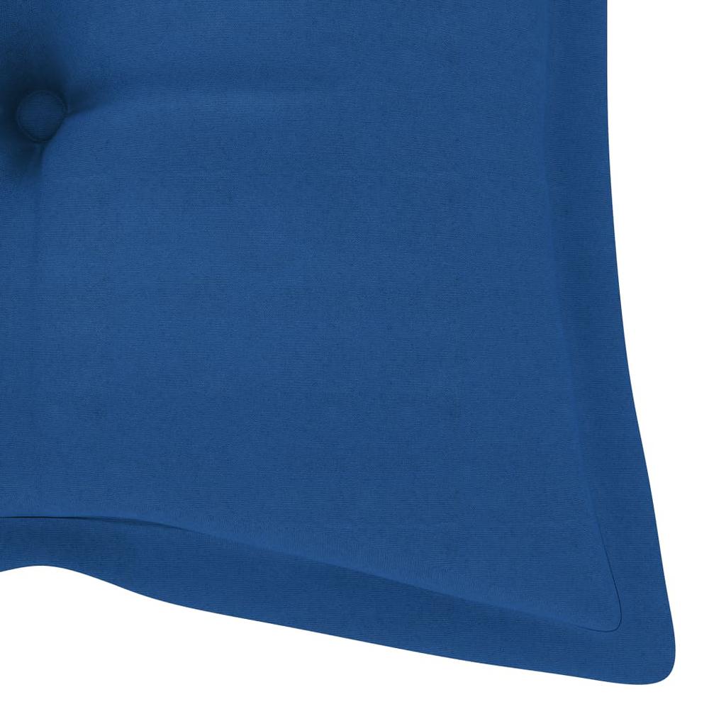 vidaXL Cushion for Swing Chair Blue 47.2" Fabric, 315014. Picture 5