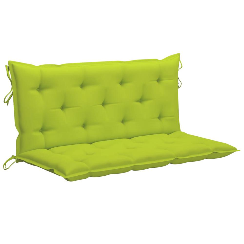 vidaXL Cushion for Swing Chair Bright Green 47.2" Fabric, 315015. Picture 1