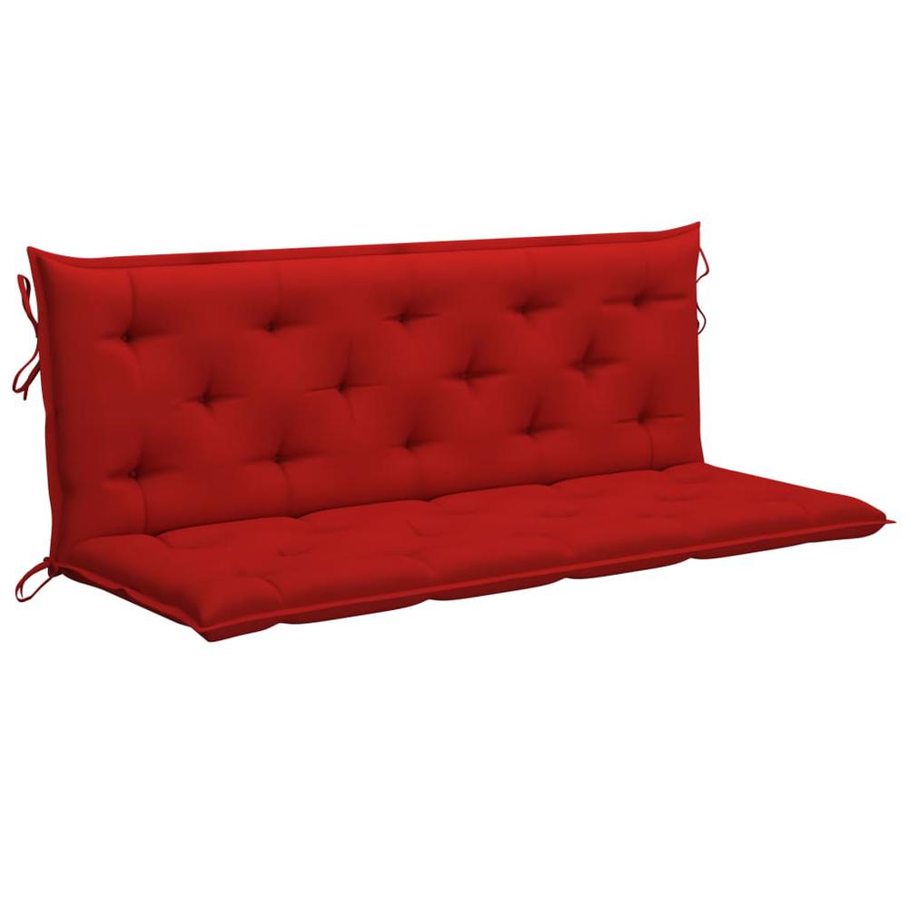 vidaXL Cushion for Swing Chair Red 59.1" Fabric, 315022. Picture 1